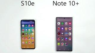 SAMSUNG S10e vs SAMSUNG Note 10 Plus - Speed Test