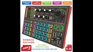 Voice Changer Sound Card with Multiple Sound Effects,Sound Mixer Board,SKYJUNS K300 #shorts