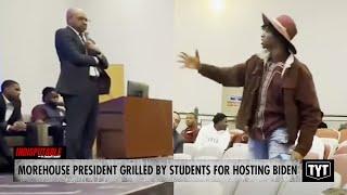 WATCH: Students GO OFF On College President For Hosting Biden