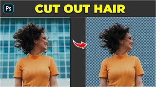 How to Select Hair and Change Background - Photoshop Tutorial