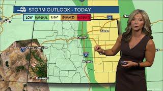Severe weather possible over the eastern half of CO