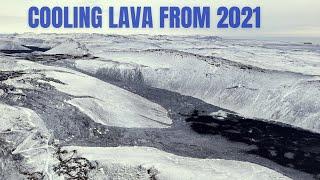 The Fagradalsfjall Eruption Site Revisited - Snow as Lava Thermometer