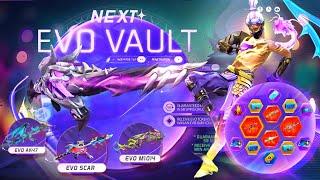 NEXT EVO VAULT EVENT FF, DRACO AK47 RETURN | FREE FIRE NEW EVENT | NEW EVENT FREEFIRE | FF NEW EVENT