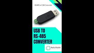 USB TO Rs-485 Converter. #rs485 #modbus #seriealconverter #serialcommunication