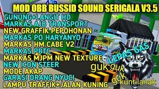 MOD OBB BUSSID 3.5 SOUND SERIGALA GUK GUK | MARKAS HM CABE | MARKAS AJB BY VIDEO TERKINI22