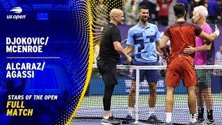 Alcaraz/Agassi vs. Djokovic/McEnroe Full Match | 2024 US Open