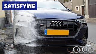 Satisfying auto detailing  time lapse [relaxing car cleaning in Belgium ]