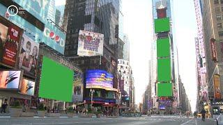 Time Square in New York | Time square new york green screen | time square new york billboard