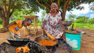 Step Into The Daily Life Of An African Village Woman: Morning Routine Revealed! #cooking  Breakfast