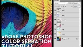 color separation in adobe photoshop