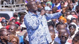 LIVE!! FORMER DP GACHAGUA AND HIS TROOPS ADRESSING A MAMMOTH CROWD IN KITENGELA!