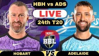 Adelaide Strikers Vs Hobart Hurricanes 24th T20 Highlights || Hbh Vs Ads 2025 Highlights