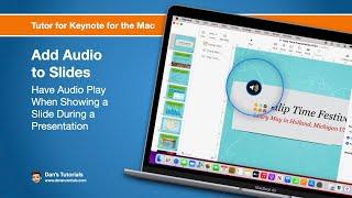 Adding Audio to Slides in Keynote on the Mac: A Step-by-Step Tutorial