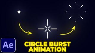 Circle Burst Animation Tutorial in After Effects | Circle Explosion | Motion Graphics