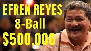 EFREN REYES vs  Rodney Morris $500,000 8-BALL.