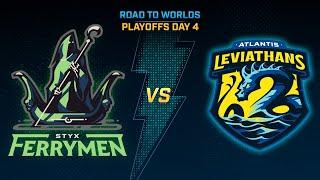 SMITE Pro League Road to Worlds Playoffs Day 4: Styx Ferrymen Vs Atlantis Leviathans