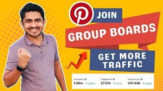How To Join Pinterest Group Boards | Find Group Boards On Pinterest And Get Free Traffic Fast