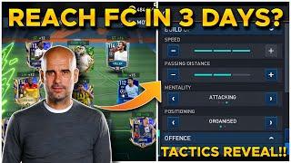 Reach FC in 3 Days !! Manager Mode Tactics | How To Reach FC Easily in Manager Mode | Fifa Mobile 23