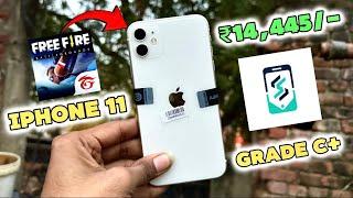 iPhone 11 only ₹14,445/-  order from cashify super sale grade C+ unboxing video