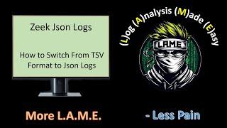 Zeek Sensor Tutorial | Switching Logs to Json Format