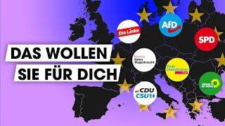 Inflation, Klima, Wohnen & Co: Der XXL-Parteien-Check I EU-Wahl 2024