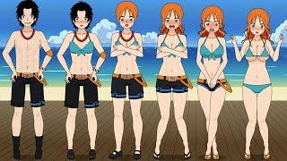 One Piece TG TF | Body Swap | Full Tg & Tf TRANSFORMATION