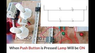 Contactor: When Push Button is Pressed Lamp Will be ON -tricks for you | 2019