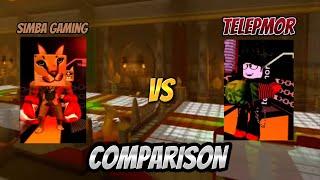 Simba Gaming Vs Telepmor Comparison Boxing League (Roblox)
