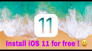 How to Install iOS 11 For Free ! No developer account required !  Link in description 