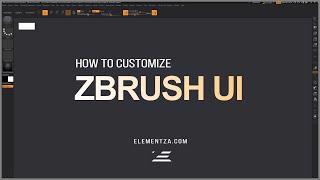 Customize Zbrush UI (Hotkeys & Custom Menus Setup)