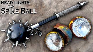 Rusted HeadLights turned into Medieval War Weapon