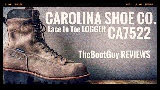 CAROLINA 8” Waterproof Composite Lace-to-Toe Logger - CA7522 [ The Boot Guy Reviews ]