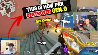 Valorant Streamers / Pros Reacts to PRX W Gaming Shows ,INSANE COMEBACK, & Dominating GEN.G in VCT