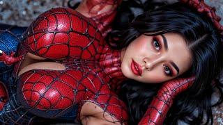 Spider-Girl: Korean AI Lookbook - Athletic, Curvy, and Stunning! ️ / lookbook / ai fashions #ai