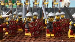 Lego Cimbrian War: Battle of Noreia 113 B.C., Romans VS Barbarians