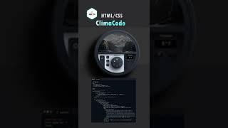 Clima Code animation using HTML CSS & JS