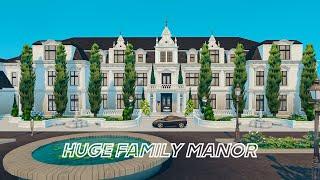 HUGE FAMILY MANOR | The Sims 4 Stop Motion