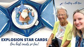 Star Explosion Cards | The Best Cards We've Made Together So Far!!!