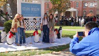 ‘Gilmore Girls’ cast reunites for special holiday tour of Stars Hollow on the Warner Bros. Lot