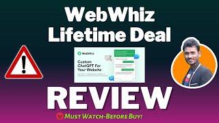 WebWhiz Lifetime Deal Simple and effective chatbot!