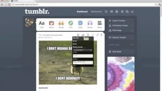 Tumblr - How to one click reblog - Reblog in 2 sec with the missing-e extension!