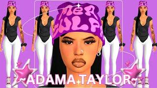 The Sims 4 CAS | Adama Taylor | CC Folder + Sim Download