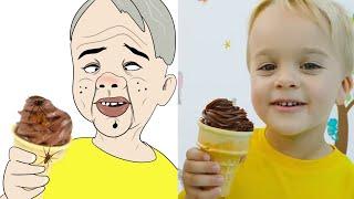 Vlad and Niki Chocolate Eggs Surprise Challenge drawing meme|Vlad and niki|Vlady art meme