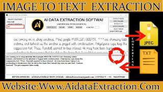 Data Entry Image to Text / Notepad Conversion Software Free Download