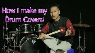 How i make my Drum Covers | Drum Vlog | Mamoia Colney