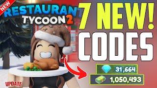 NEW!! UPDATE RESTAURANT TYCOON 2 CODES - ROBLOX RESTAURANT TYCOON 2 - RESTAURANT TYCOON 2 CODE