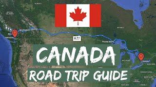 Canada Road Trip: Toronto to Vancouver in 7 minutes 4K