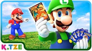 Mario wants Luigi's POKEMON card  Super Mario Odyssey Story