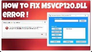 How To Fix MSVCP120.DLL Is Missing Error! Simple Fast And Easy!