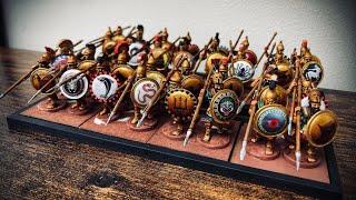 Victrix 28mm Athenian Hoplites,nearing completion 